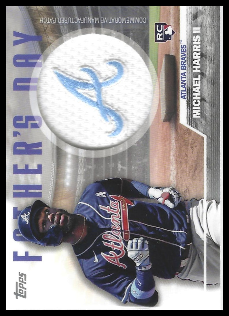 2023 Topps #FD-MH Michael Harris II Father's Day Commemorative Team Patches