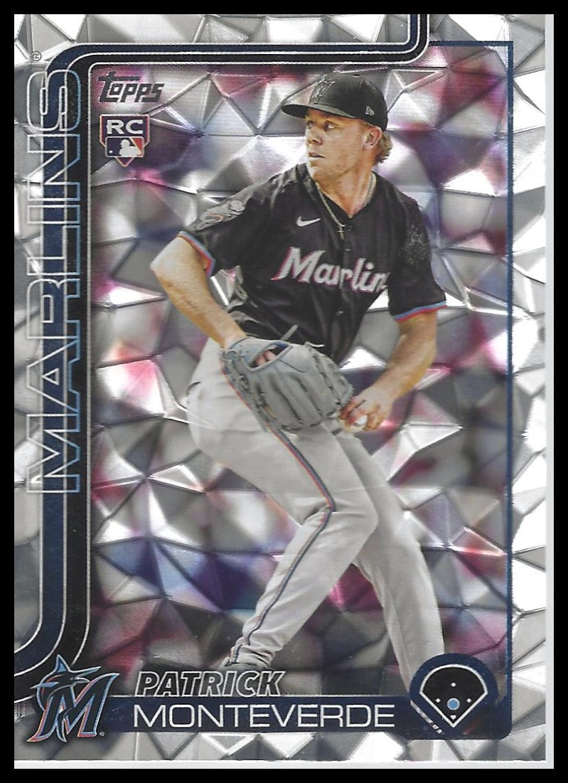 2025 Topps Update #US211 Patrick Monteverde Diamante Foil