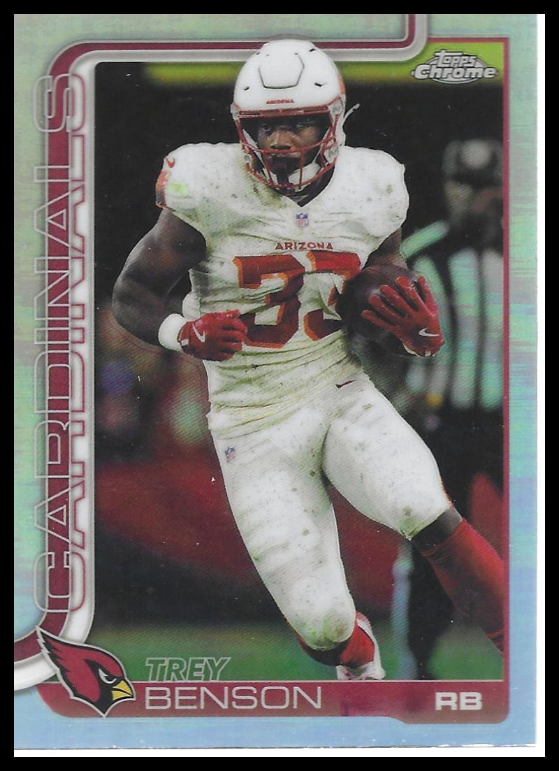2025 Topps Chrome #7 Trey Benson Topps Refractor