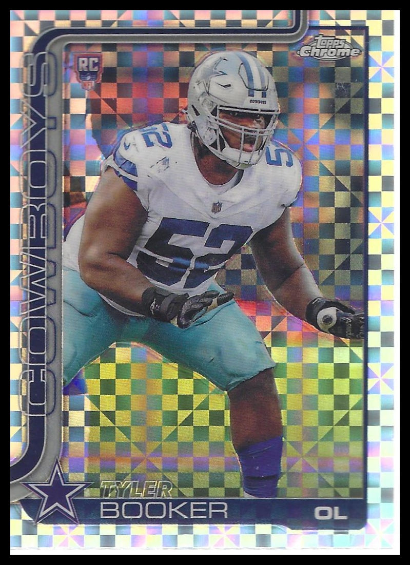 2025 Topps Chrome #381 Tyler Booker X-Fractor