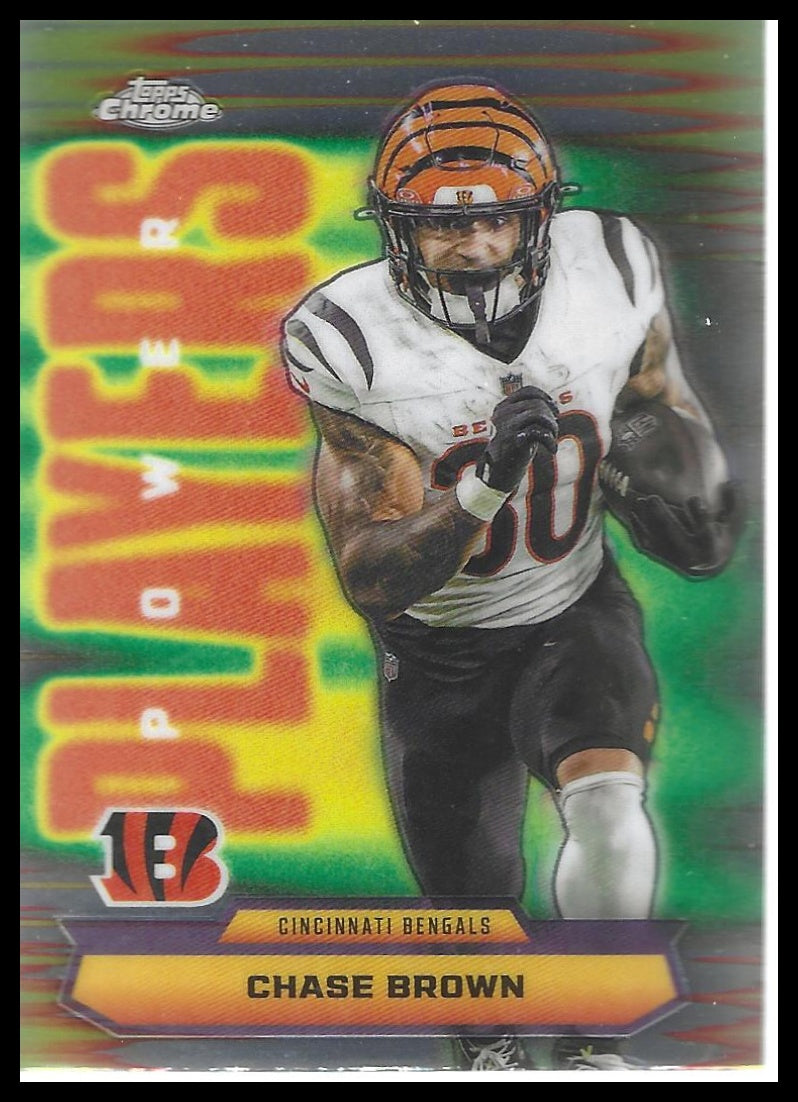 2025 Topps Chrome #PP-19 Chase Brown Power Players