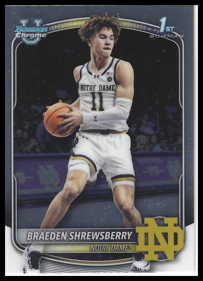 2025-26 Bowman #BCP-29 Braeden Shrewsberry Chrome Prospects