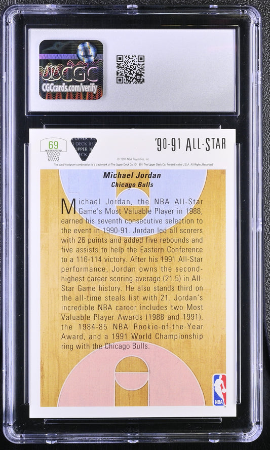 1991-92 Upper Deck #69 Michael Jordan CGC 9