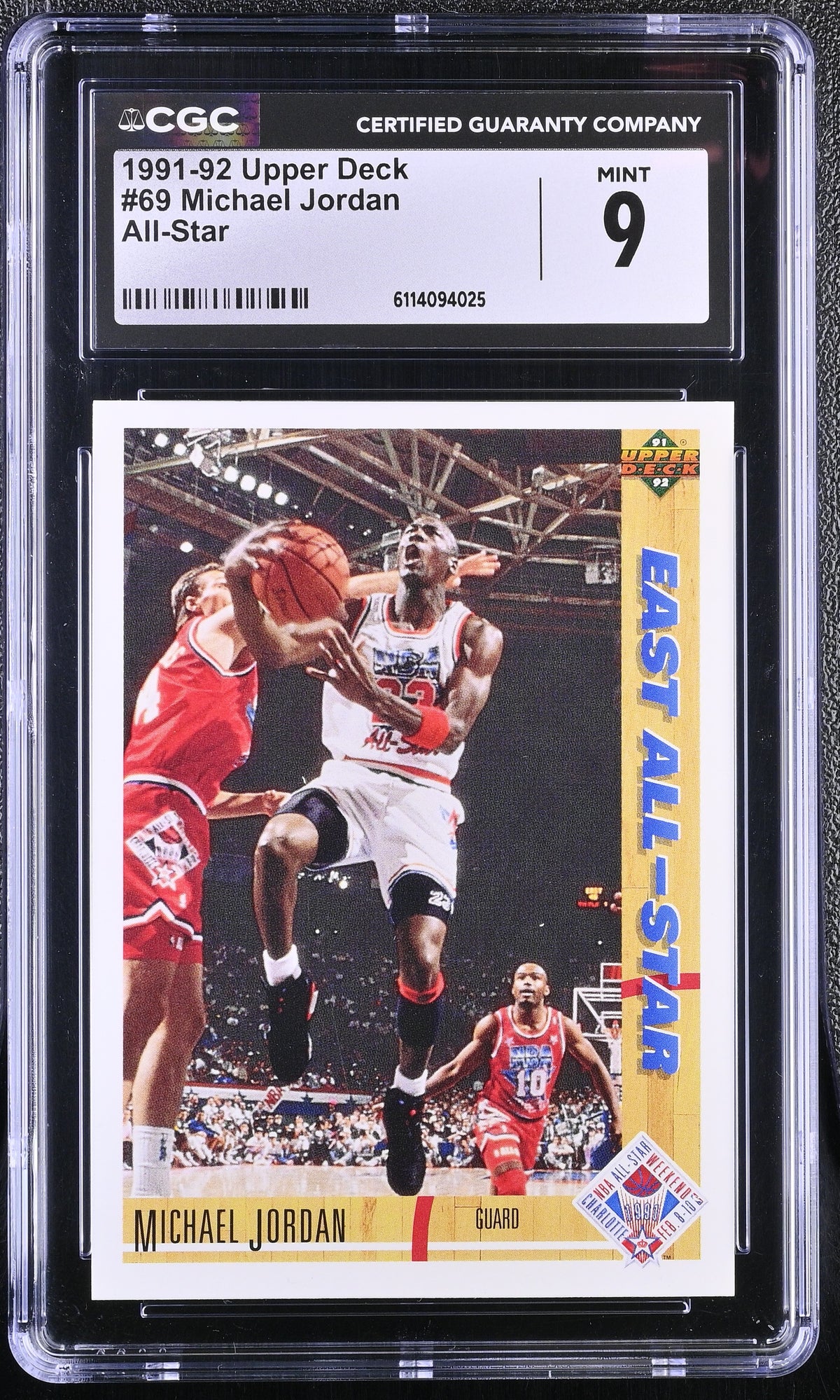 1991-92 Upper Deck #69 Michael Jordan CGC 9