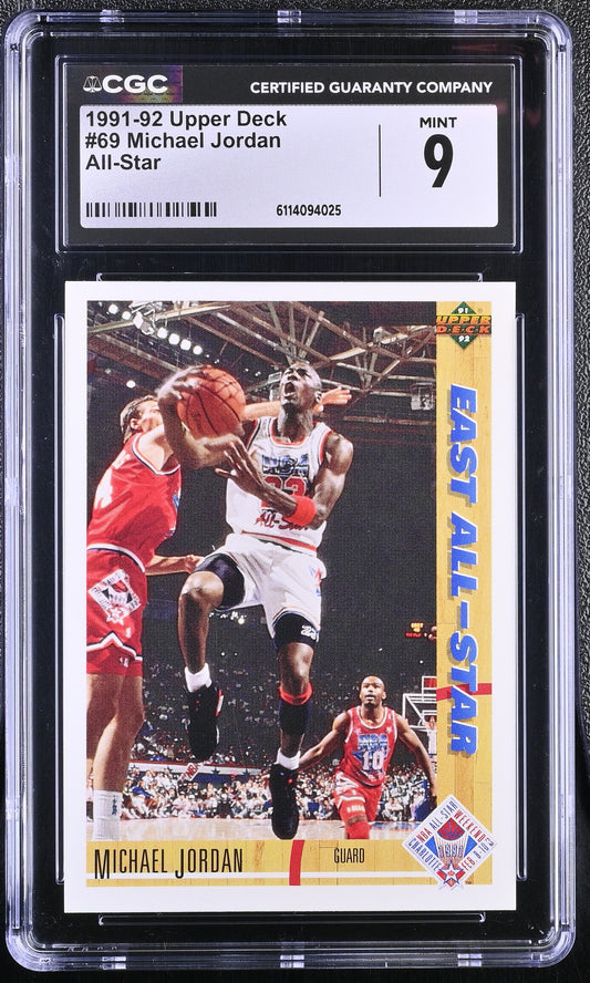 1991-92 Upper Deck #69 Michael Jordan CGC 9