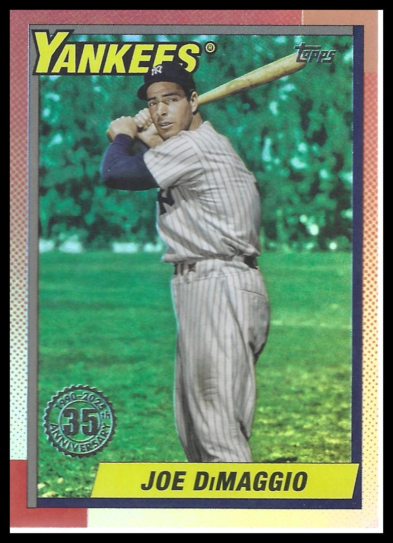 2025 Topps Update #U90-39 Joe DiMaggio 1990 Topps Baseball Holofoil