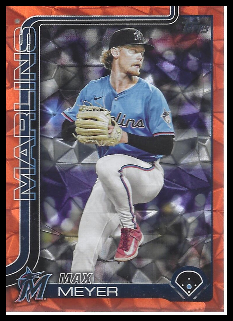 2025 Topps Update #US99 Max Meyer Orange Diamante Foil #/25
