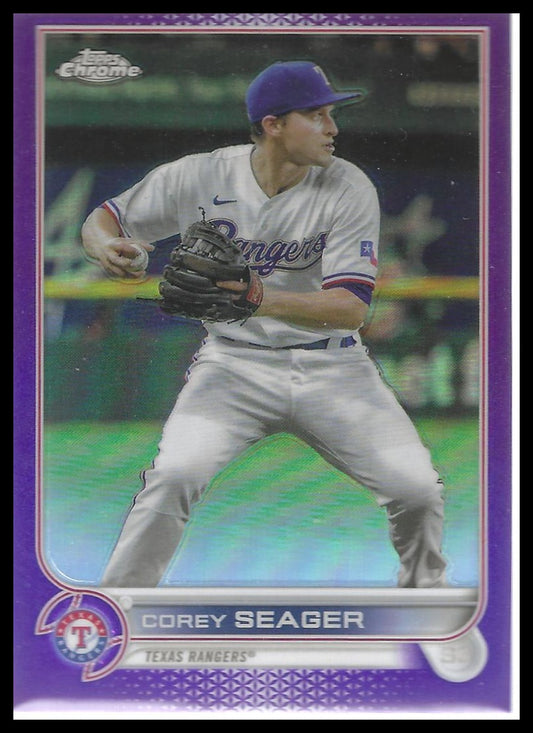 2022 Topps Chrome Update #USC120 Corey Seager Purple Refractor