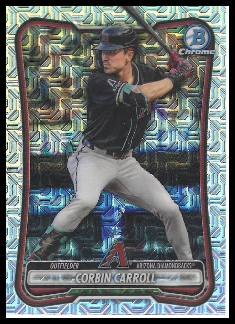 2026 Bowman #80 Corbin Carroll Chrome Mojo Refractors