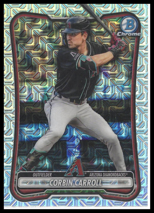 2026 Bowman #80 Corbin Carroll Chrome Mojo Refractors