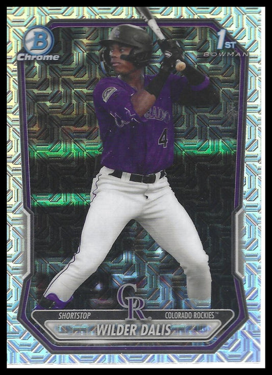 2026 Bowman #BCP-150 Wilder Dalis Chrome Prospects Mojo Refractor