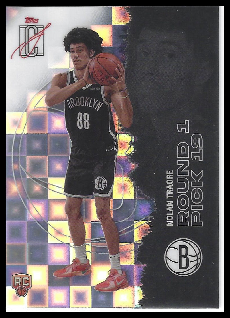 2025-26 Topps Signature Class #115 Nolan Traore Chrome Pandora