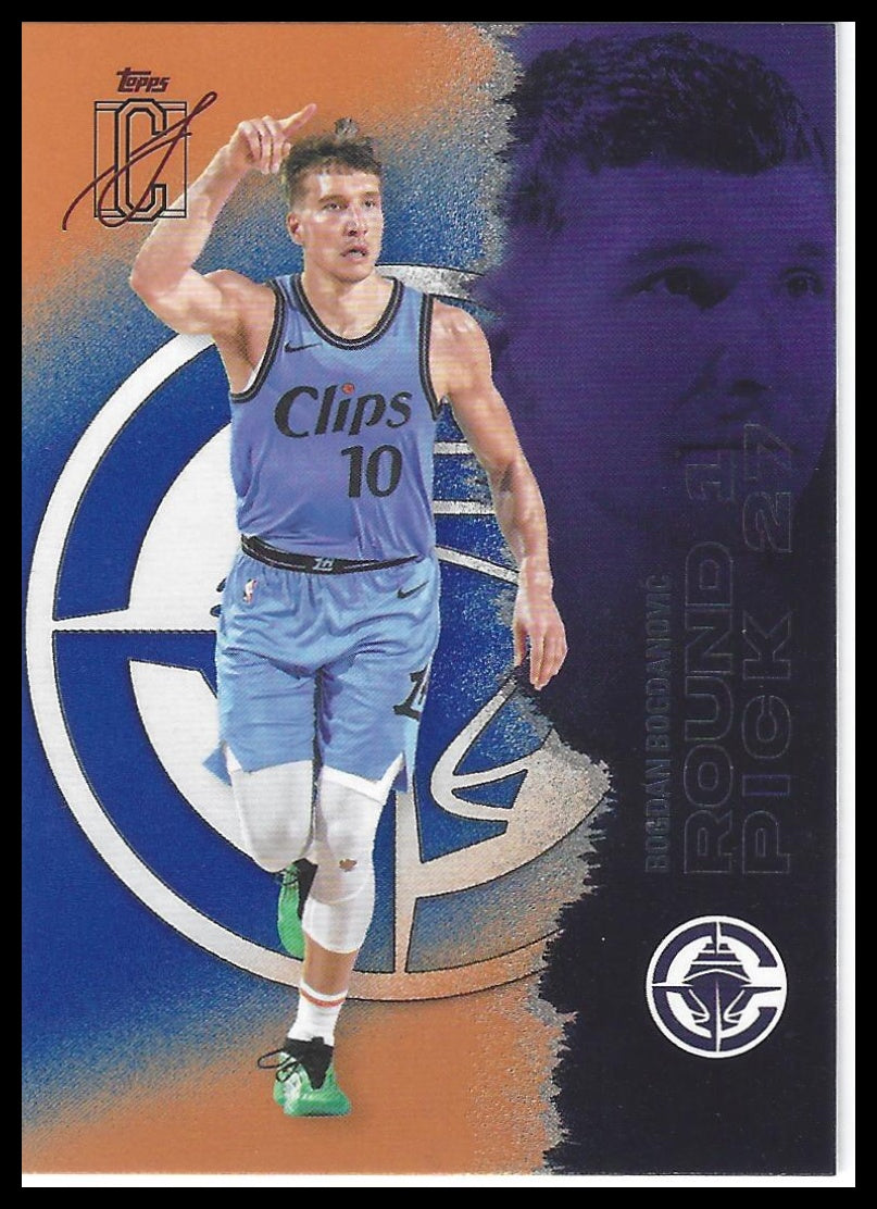 2025-26 Topps Signature Class #94 Bogdan Bogdanović Blue & Orange