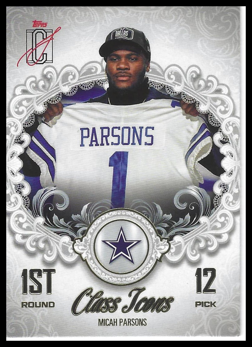 2025 Topps Signature Class #CI-1 Micah Parsons Class Icons