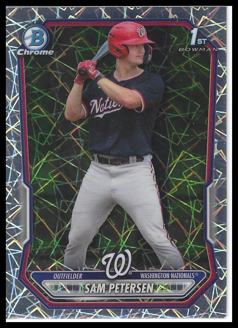 2026 Bowman #BCP-122 Sam Petersen Chrome Prospects Lazer Refractor