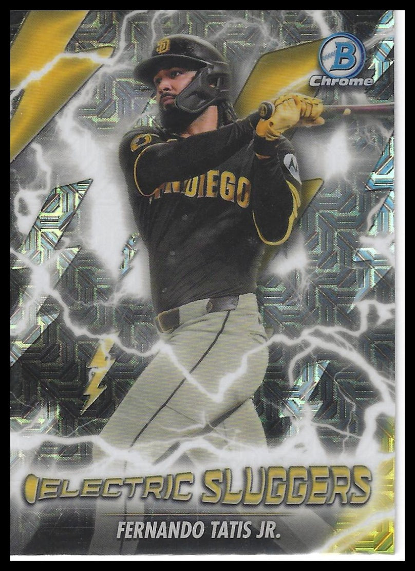 2026 Bowman #ES-3 Fernando Tatis Jr. Electric Sluggers Mojo Refractors