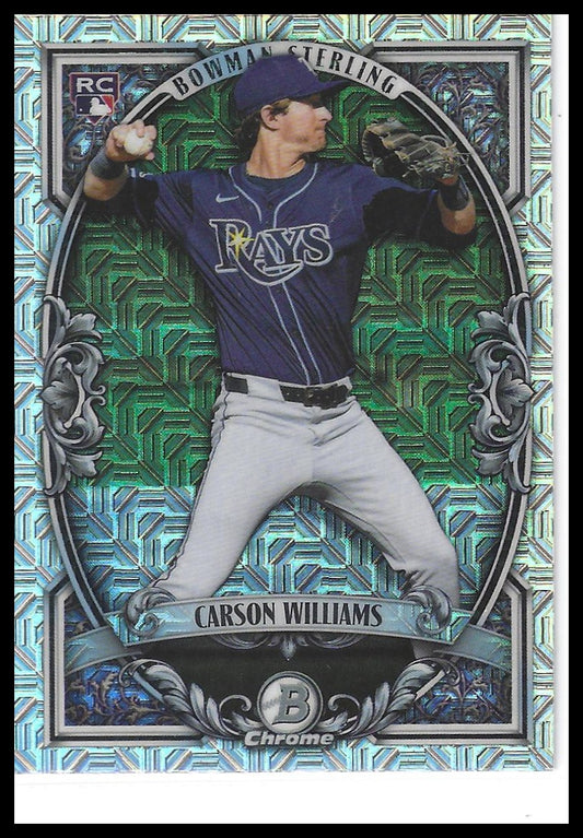 2026 Bowman #BST-15 Carson Williams Bowman Sterling Mojo Refractors