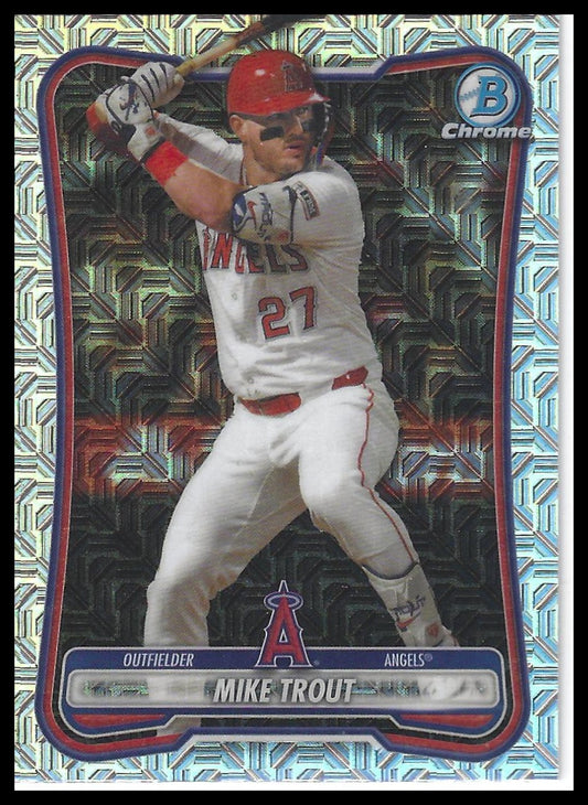2026 Bowman #100 Mike Trout Chrome Mojo Refractors