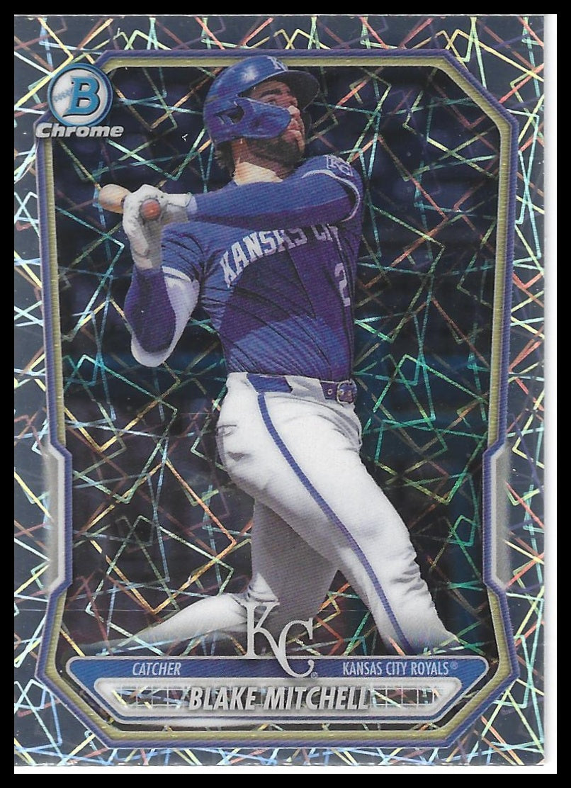 2026 Bowman #BCP-13 Blake Mitchell Chrome Prospects Lazer Refractor