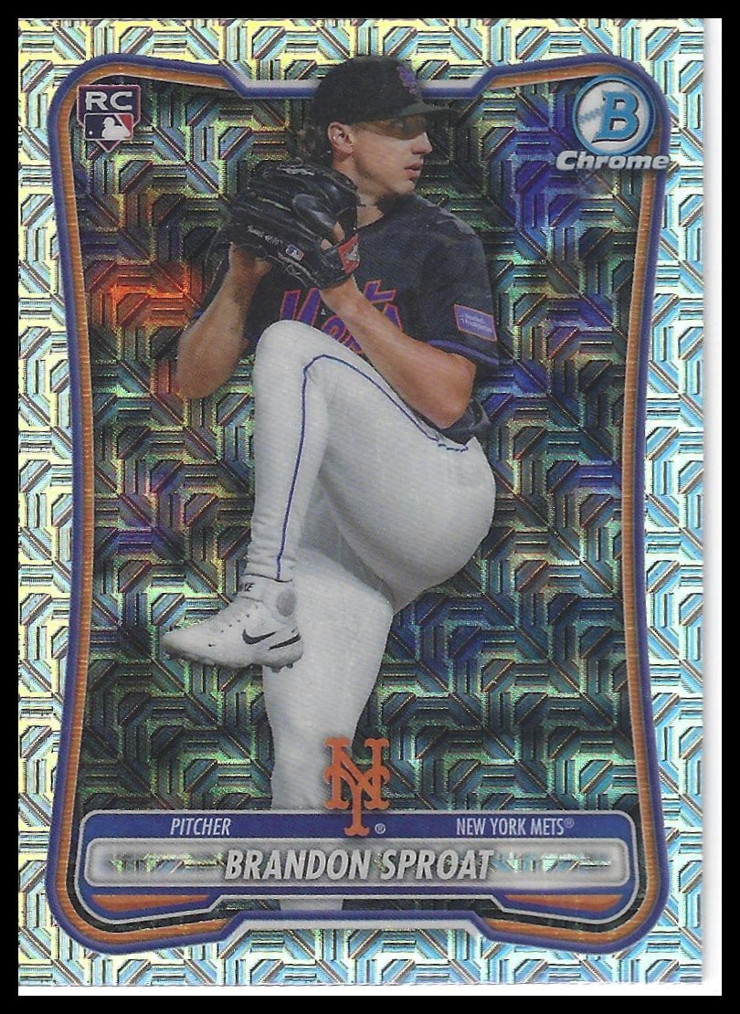 2026 Bowman #33 Brandon Sproat Chrome Mojo Refractors