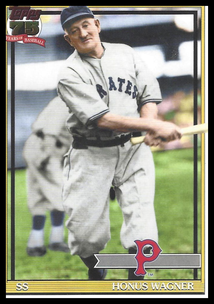 2026 Topps Series 2 91B2-37 Honus Wagner 1991 Topps Pittsburgh Pirates