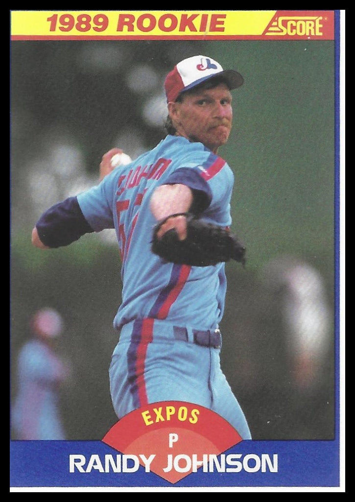 1989 Score #645 Randy Johnson