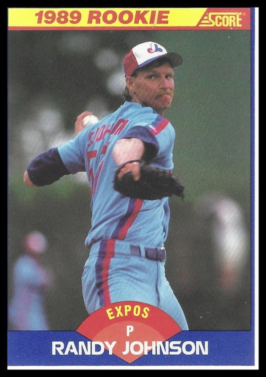 1989 Score #645 Randy Johnson