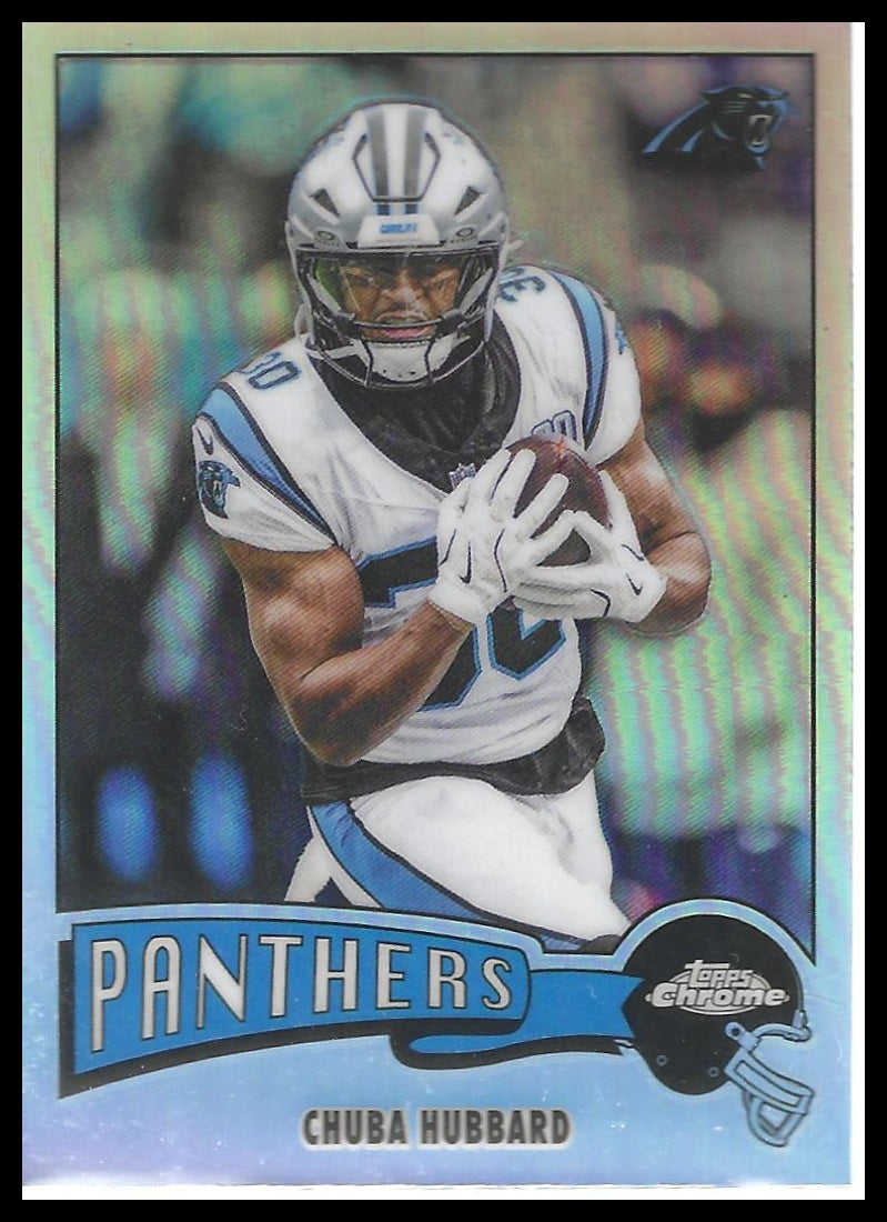 2025 Topps Chrome #1975-5 Chuba Hubbard 1975 Topps Refractor