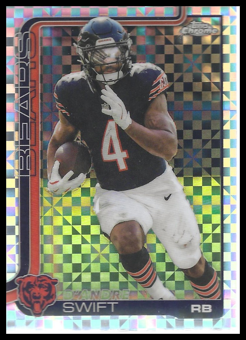 2025 Topps Chrome #53 D'Andre Swift X-Fractor