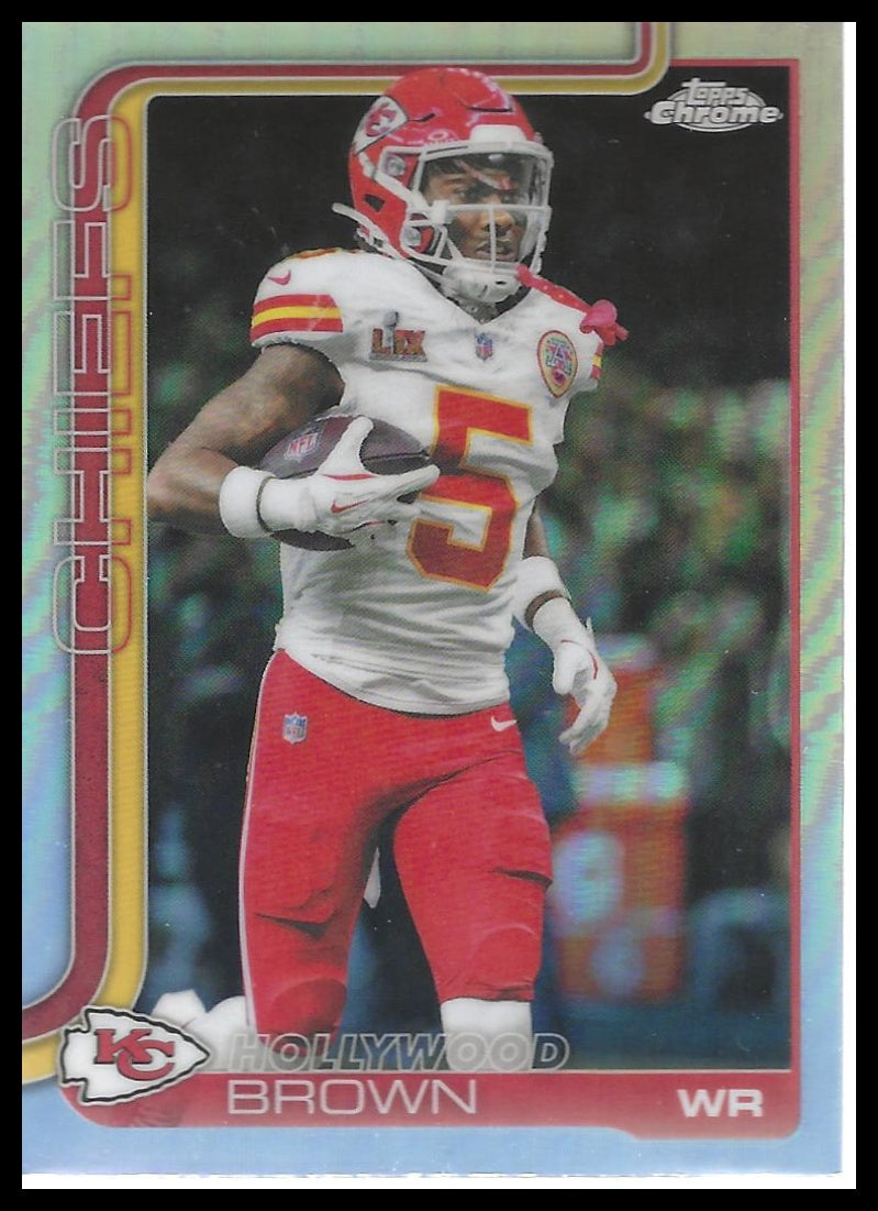 2025 Topps Chrome #146 Hollywood Brown Topps Refractor
