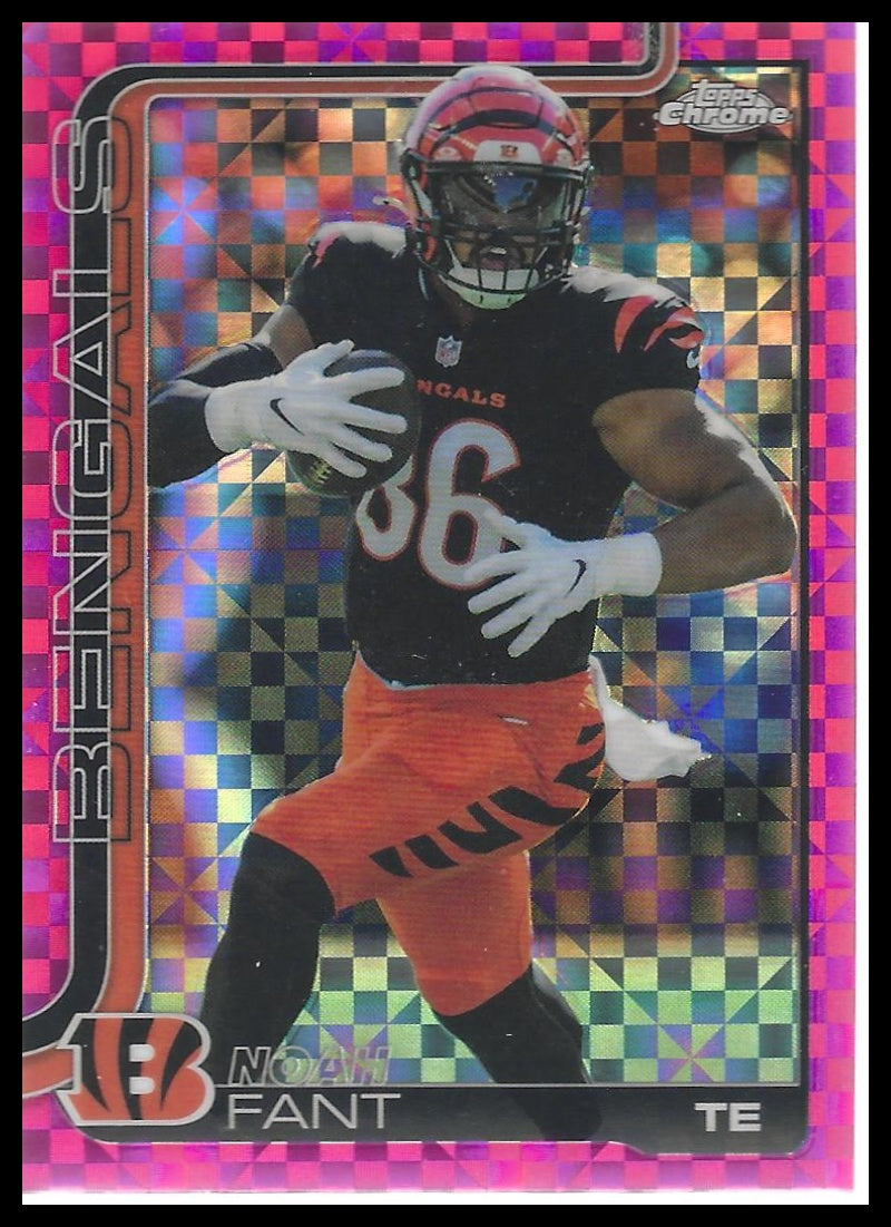 2025 Topps Chrome #274 Noah Fant Pink X-Fractor