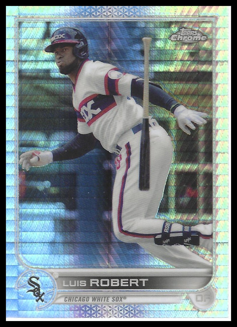 2022 Topps Chrome Sonic #137 Luis Robert Prism Refractor