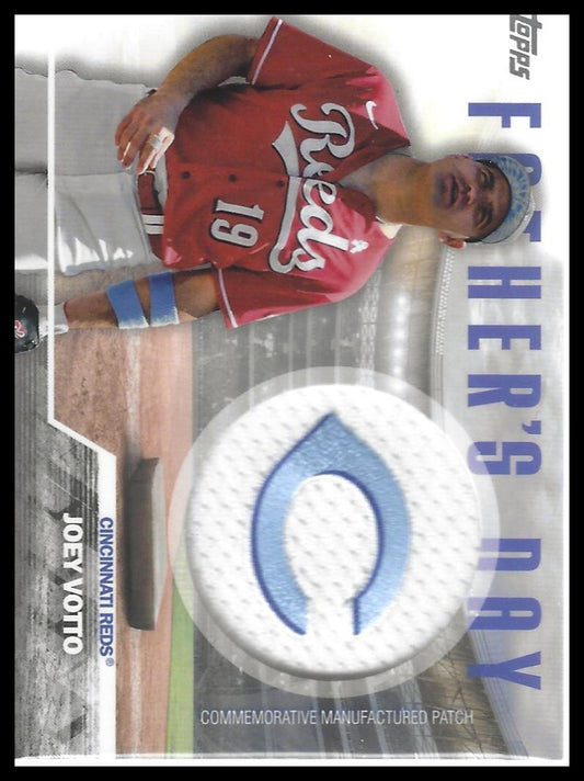 2023 Topps #FD-JV Joey Votto Father's Day Commemorative Team Patches