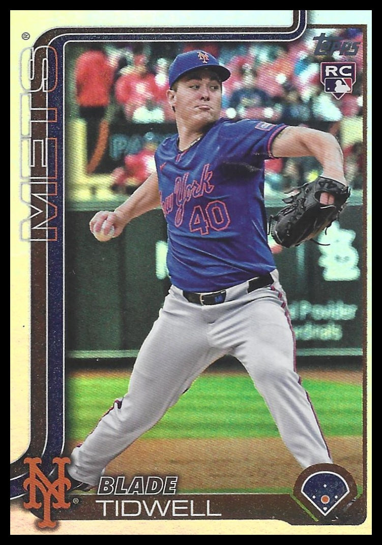 2025 Topps Update #US22 Blade Tidwell Rainbow Foil