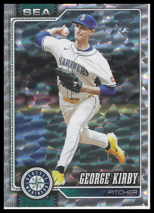 2026 Topps #493 George Kirby Silver Crackle Foil