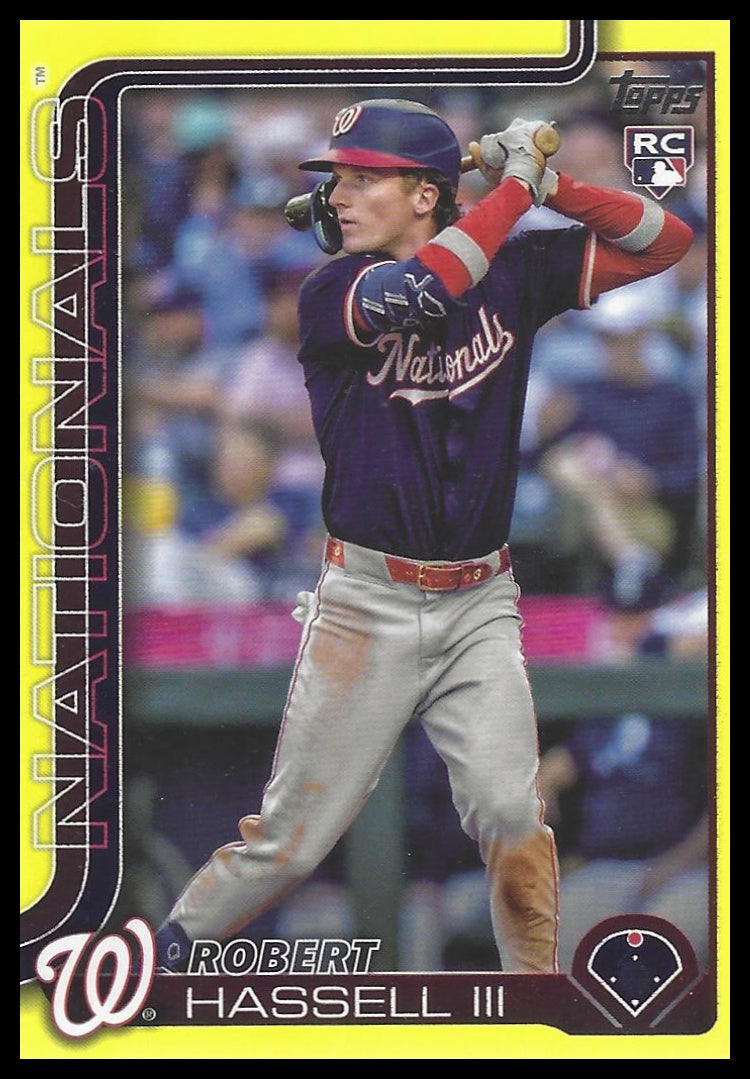 2025 Topps Update #US109 Robert Hassell III Yellow