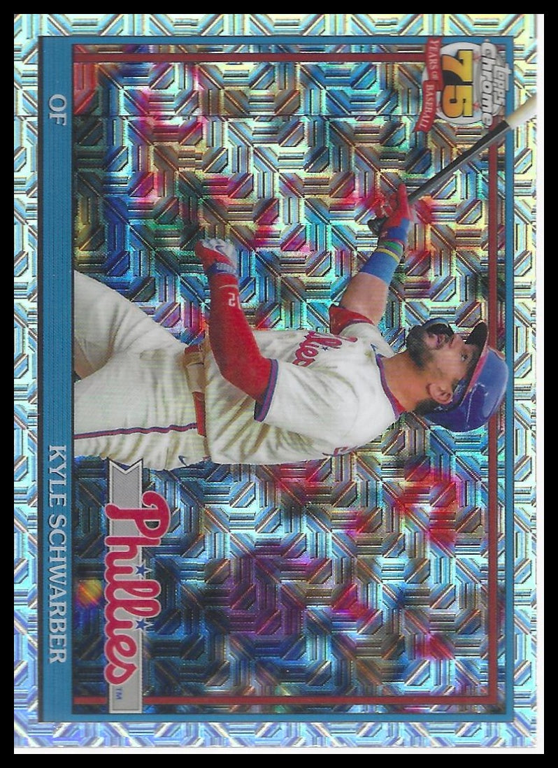 2026 Topps #91C2-11 Kyle Schwarber Chrome Mojo Refractor (Series Two)