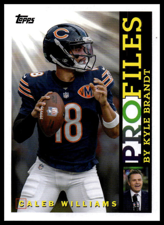 2026 Topps Flagship #TP-19 Caleb Williams Topps Profiles