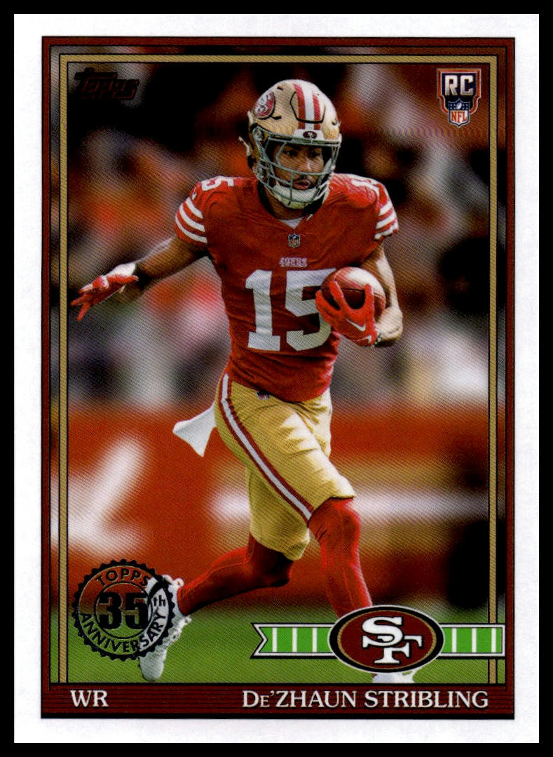 2026 Topps Flagship #91TR-36 De'Zhaun Stribling 1991 Topps Football Rookies