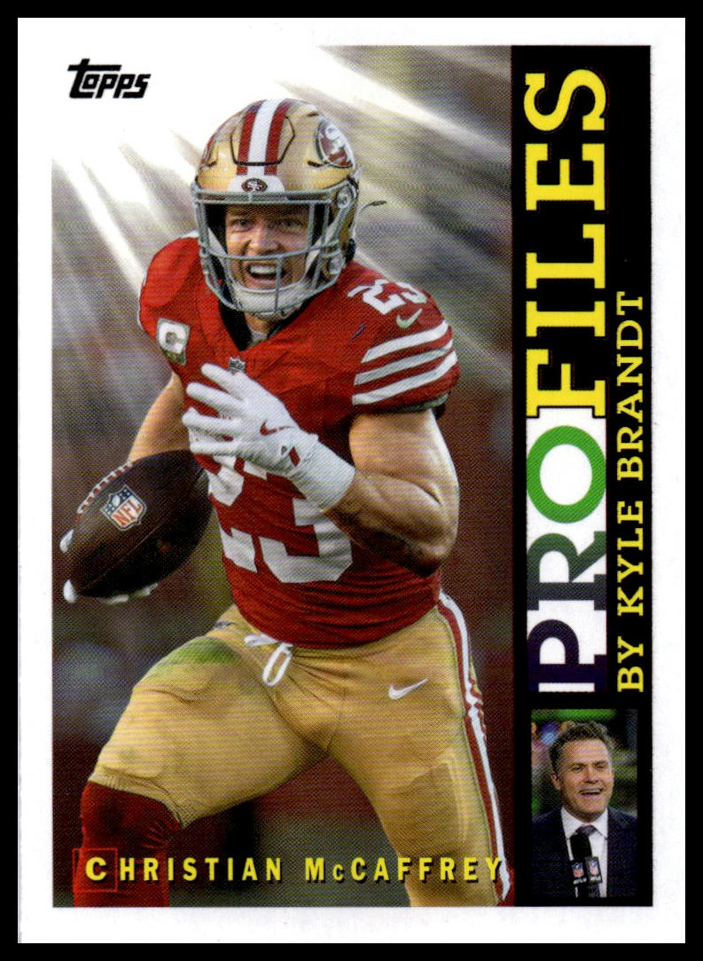 2026 Topps Flagship #TP-5 Christian McCaffrey Topps Profiles