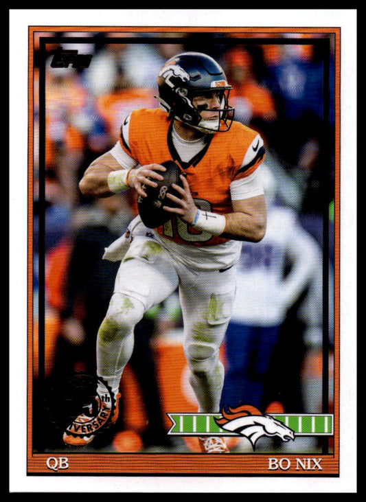 2026 Topps Flagship #91TF-31 Bo Nix 1991 Topps Football