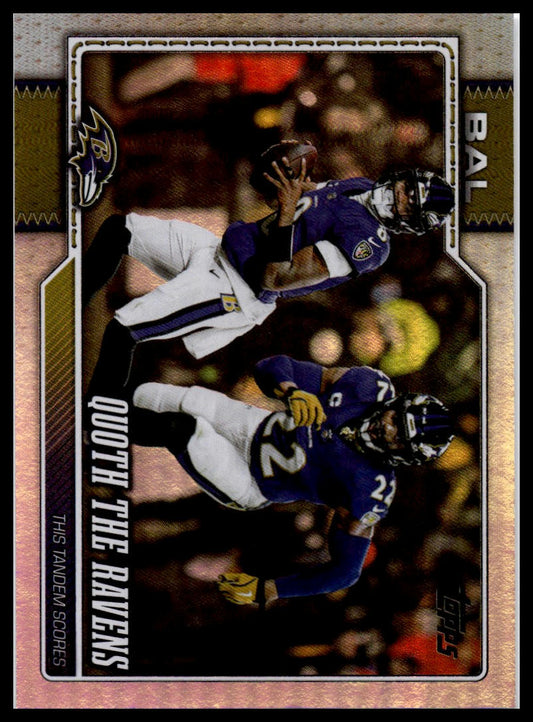 2026 Topps Flagship #300 Quoth The Ravens Rainbow Foil