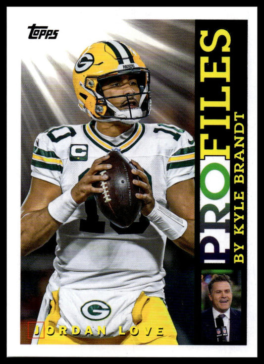 2026 Topps Flagship #TP-22 Jordan Love Topps Profiles