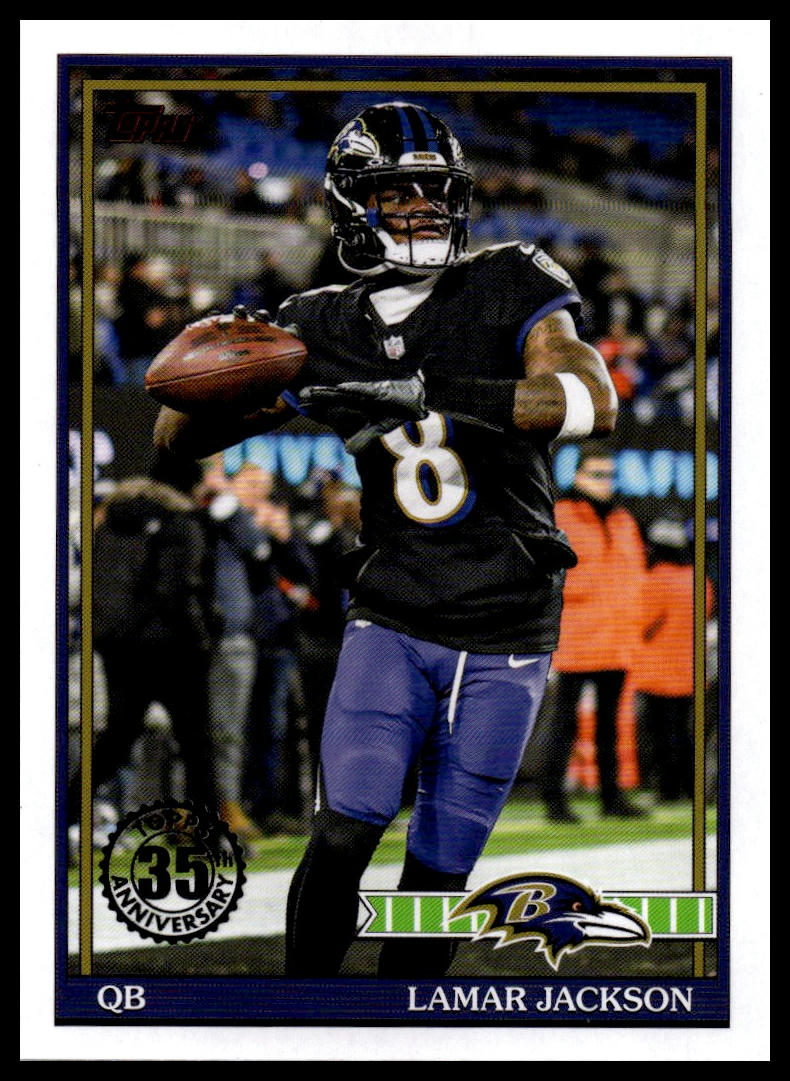 2026 Topps Flagship #91TF-7 Lamar Jackson 1991 Topps Football