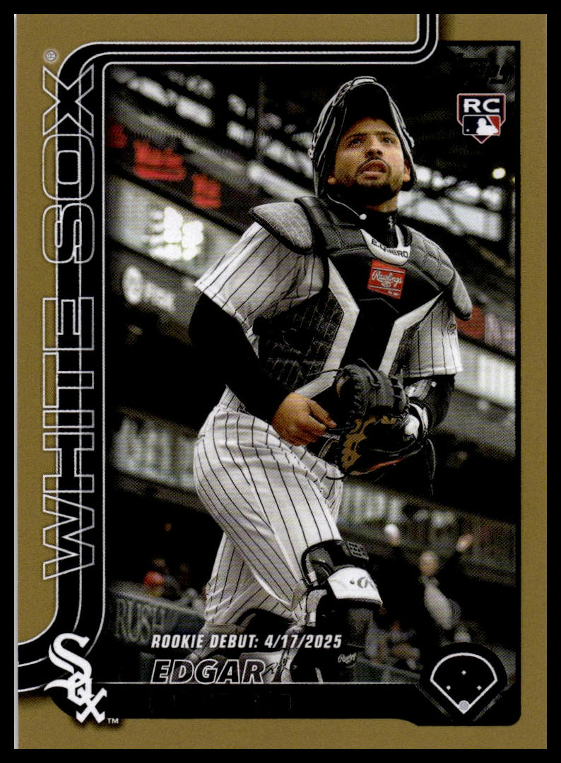 2025 Topps Update #US325 Edgar Quero Gold #/2025