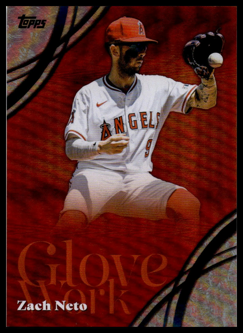 2026 Topps #GW-57 Zach Neto Glove Work