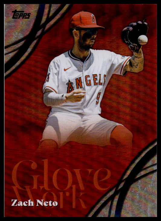 2026 Topps #GW-57 Zach Neto Glove Work