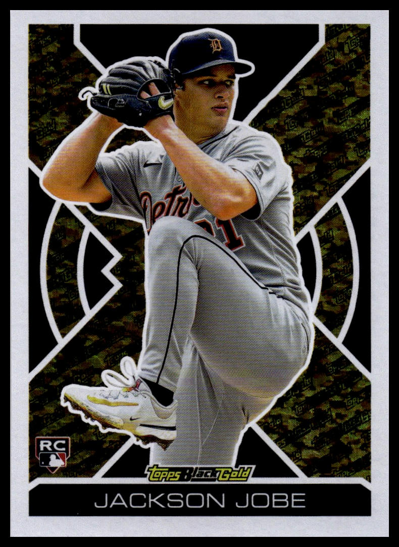 2025 Topps Update #BG-10 Jackson Jobe Topps Black Gold