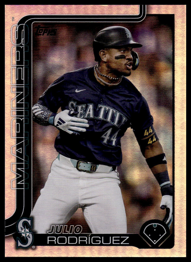 2025 Topps #266 Julio Rodríguez Rainbow Foil