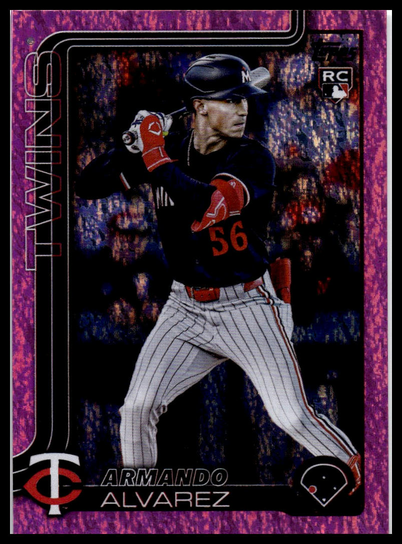 2025 Topps Update #US161 Armando Alvarez Pink Holo Foil